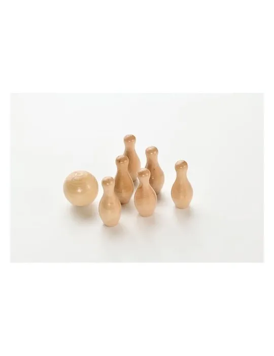 Mini jeu de quilles en pin BOLITO