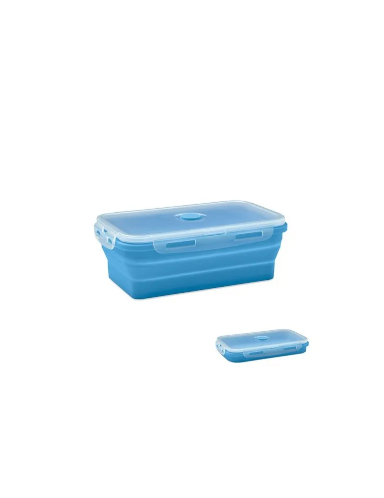 Lunchbox pliable écologique en silicone KOLAPSO Matières : bois
