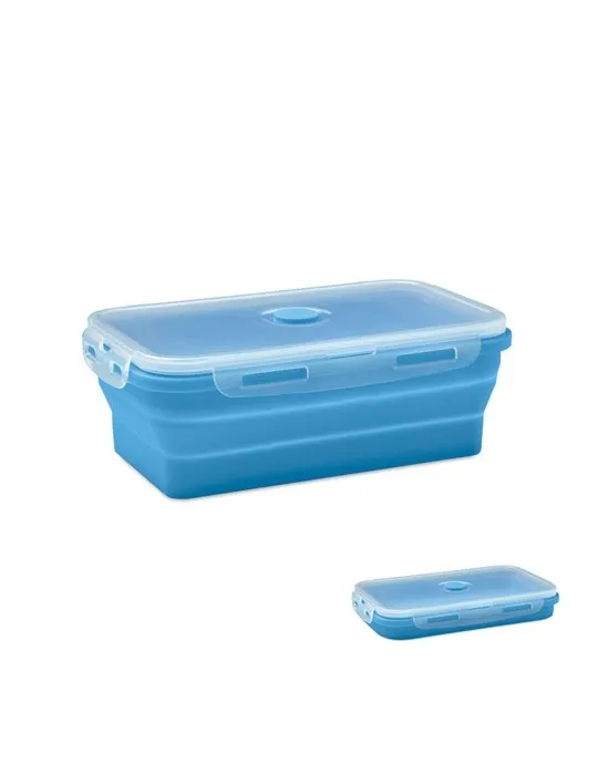 Lunchbox pliable écologique en silicone KOLAPSO Matières : bois