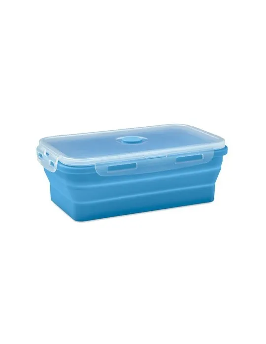 Lunchbox pliable écologique en silicone KOLAPSO Matières : bois cadeau collaborateur premium