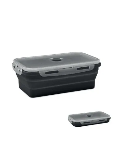 Lunchbox pliable écologique en silicone KOLAPSO Matières : bois 2