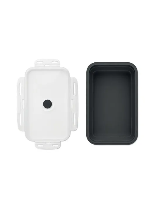 Lunchbox pliable écologique en silicone KOLAPSO Matières : bois impression haute définition