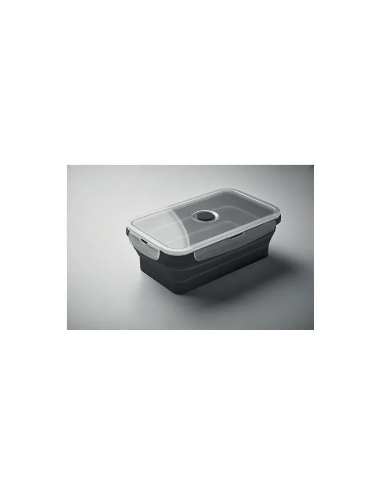 Lunchbox pliable écologique en silicone KOLAPSO Matières : bois goodies entreprise design