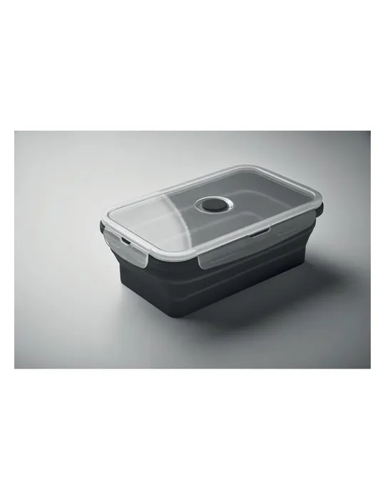 Lunchbox pliable écologique en silicone KOLAPSO Matières : bois goodies entreprise design