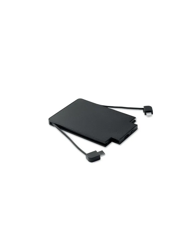 Powerbank magnétique écologique 2500 mAh SLIMPO Matières : bois