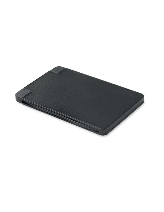 Powerbank magnétique écologique 2500 mAh SLIMPO Matières : bois cadeau entreprise pas cher