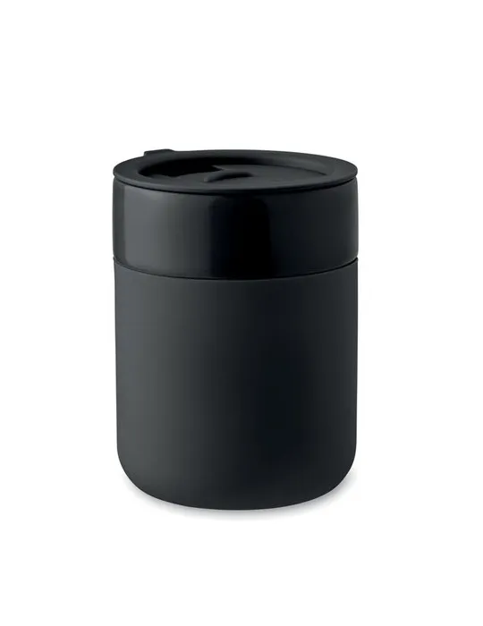 Gobelet en céramique personnalisé 330 ml QERAM Matières : bois