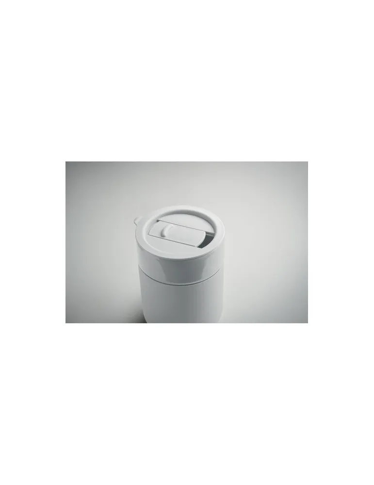 Gobelet en céramique personnalisé 330 ml QERAM Matières : bois accessoire événementiel unique