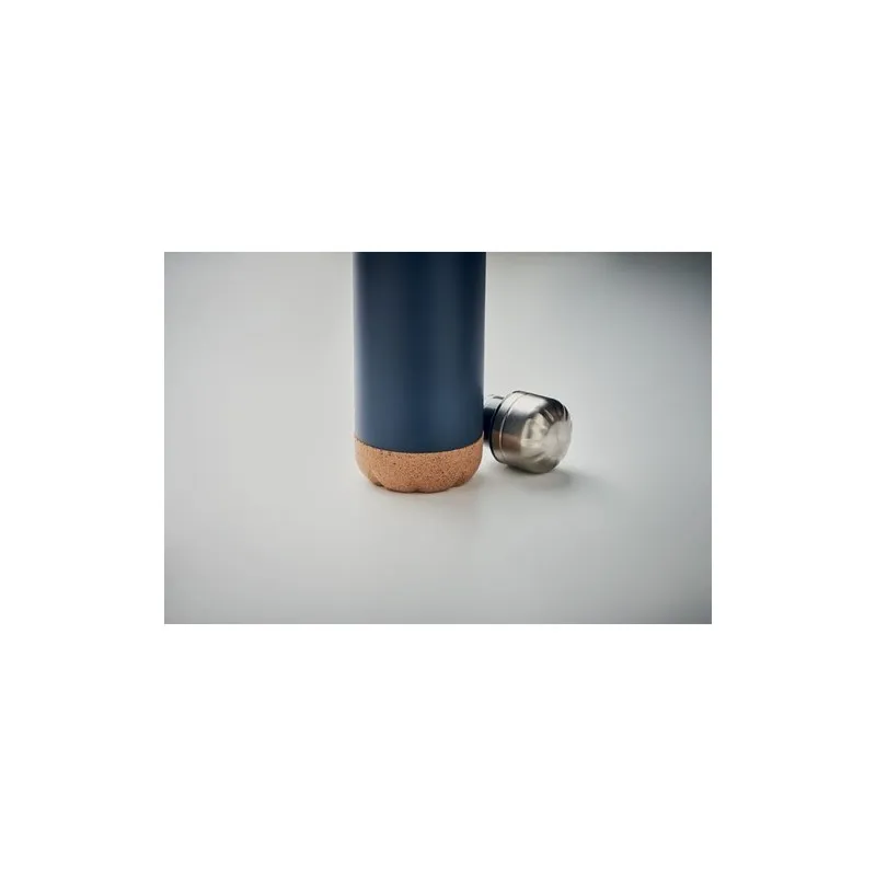 Bouteille isotherme double paroi écologique de 500 ml en acier inoxydable - ASPEN CORK Matières : polyéthylène (PE) Taille texti