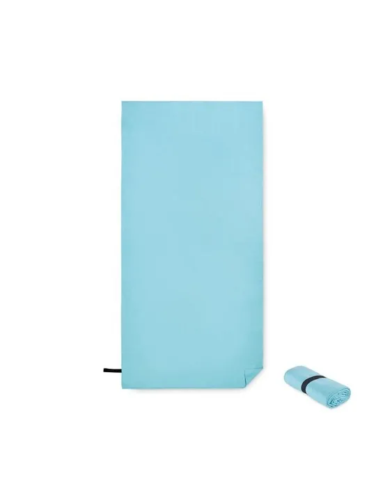 Serviette microfibre double face publicitaire écologique WAXOFF Matières : bois cadeau entreprise pas cher