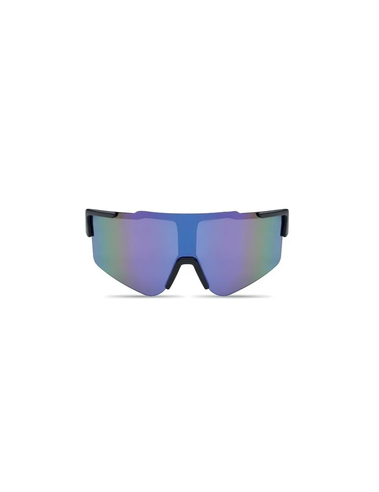 Lunettes de sport miroirs personnalisées SHINE Matières : plastique Couleurs : bleu clair personnalisation rapide en France
