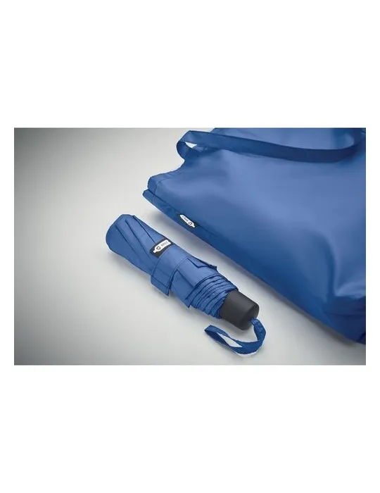 Parapluie 21'' personnalisé et Tote bag écologique SEATTLE Matières : plastique Couleurs : rouge impression haute définition