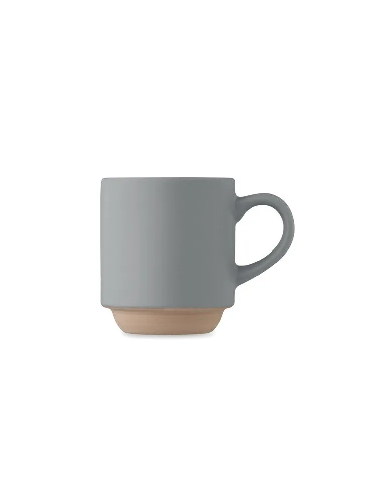 Mug en céramique publicitaire 170 ml - CERACK Matières : métal Couleurs : blanc translucide marquage laser ultra précis