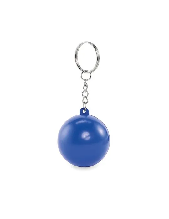 Porte-clés boule en PU personnalisé CIRKELY Matières : métal Couleurs : chromé personnalisable avec votre logo