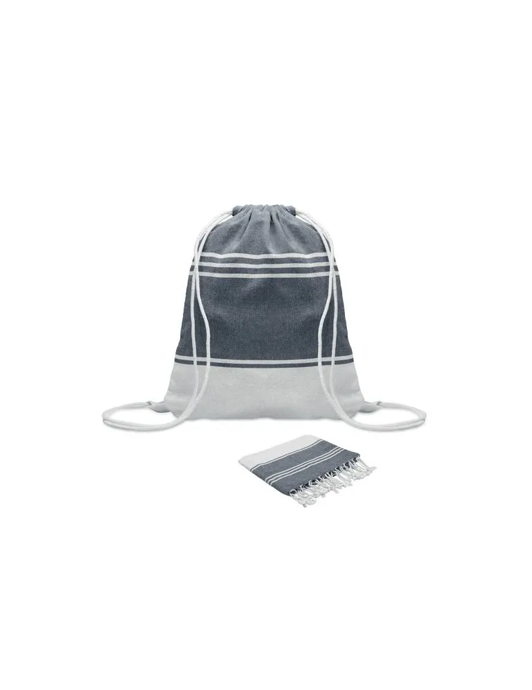 Fouta et sac assorti HAMMA Personnalisé