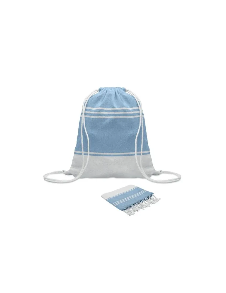 Fouta et sac assorti HAMMA Personnalisé