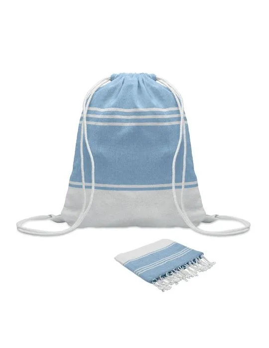 Fouta et sac assorti HAMMA Personnalisé