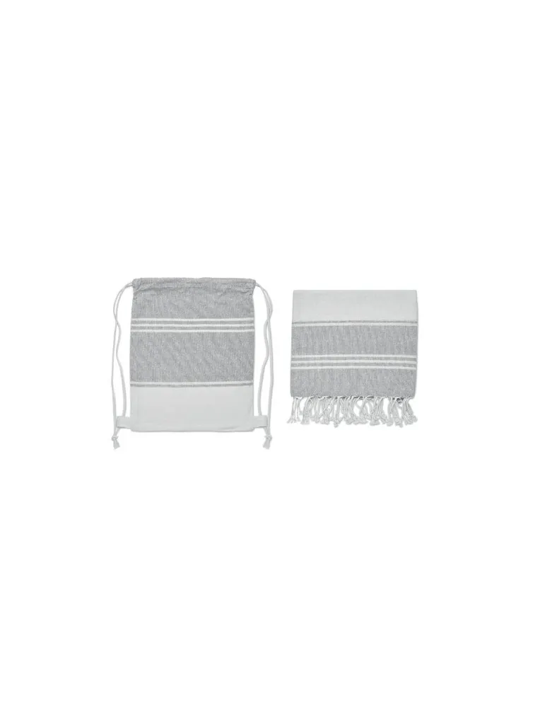 Fouta et sac assorti HAMMA Personnalisé
