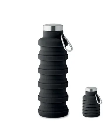 Bouteille pliable écologique 500ml KOLAPSI Matières : métal Couleurs : blanc translucide