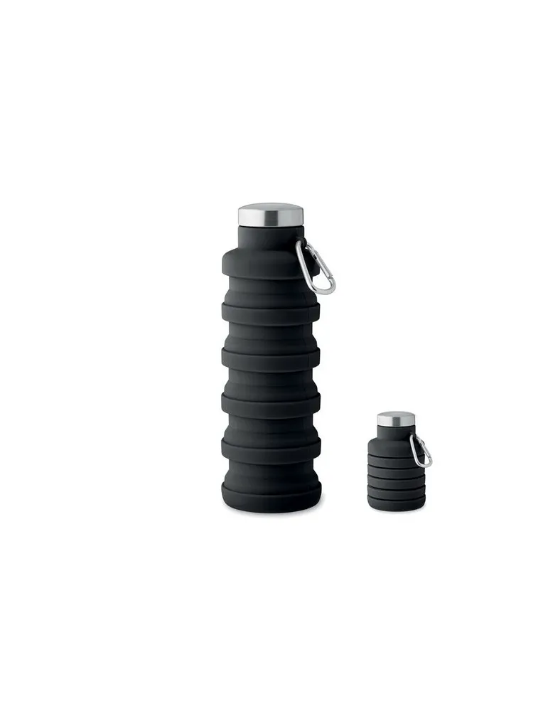 Bouteille pliable écologique 500ml KOLAPSI Matières : métal Couleurs : blanc translucide