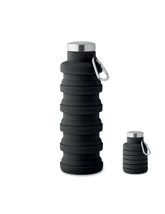 Bouteille pliable écologique 500ml KOLAPSI Matières : métal Couleurs : blanc translucide