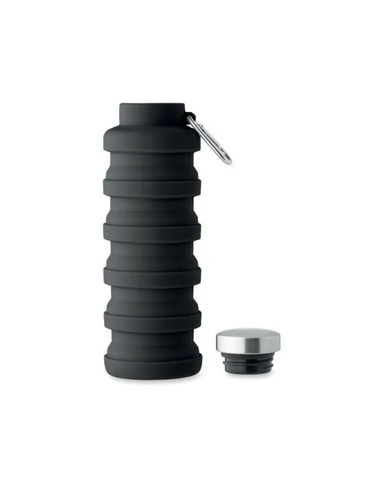 Bouteille pliable écologique 500ml KOLAPSI Matières : métal Couleurs : blanc translucide objet promotionnel éco-responsable