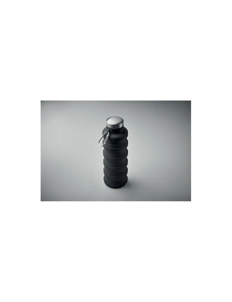 Bouteille pliable écologique 500ml KOLAPSI Matières : métal Couleurs : blanc translucide cadeau client original