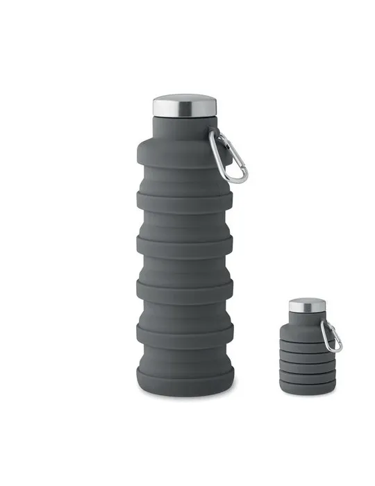 Bouteille pliable écologique 500ml KOLAPSI Matières : métal Couleurs : rouge personnalisable avec votre logo