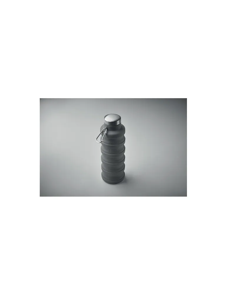 Bouteille pliable écologique 500ml KOLAPSI Matières : métal Couleurs : rouge impression logo haute qualité