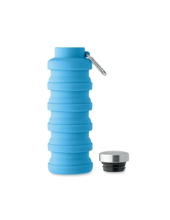 Bouteille pliable écologique 500ml KOLAPSI Matières : métal Couleurs : bleu nuit livraison express 24h 48h