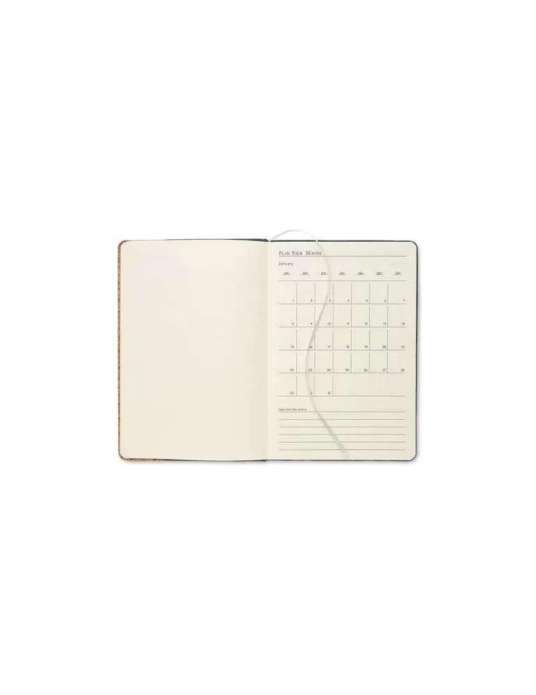 Carnet A5 écologique en liège RPET personnalisé CORKBOOK Matières : métal Couleurs : vert impression haute définition