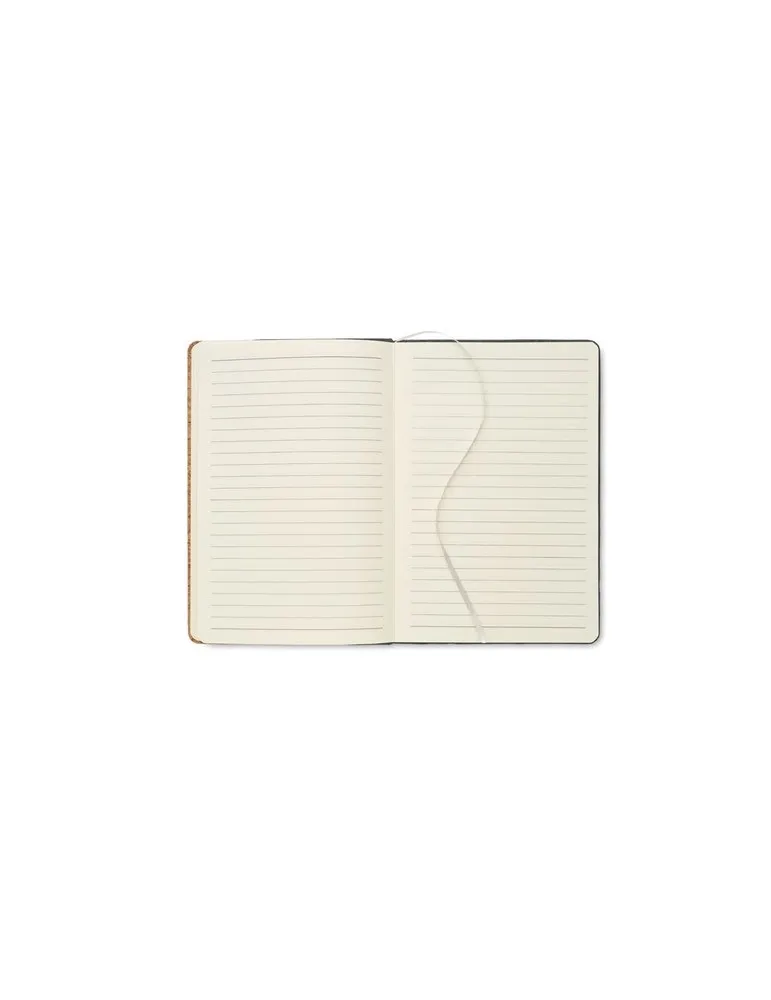 Carnet A5 écologique en liège RPET personnalisé CORKBOOK Matières : métal Couleurs : vert objet promotionnel éco-responsable