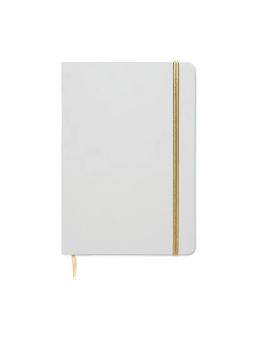 Carnet A5 à couleur révélée personnalisé ROUTE WHITE Matières : métal Couleurs : blanc translucide personnalisation rapide en Fr