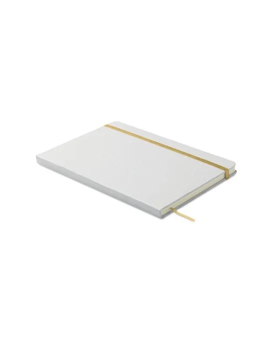 Carnet A5 à couleur révélée personnalisé ROUTE WHITE Matières : métal Couleurs : blanc translucide cadeau client original