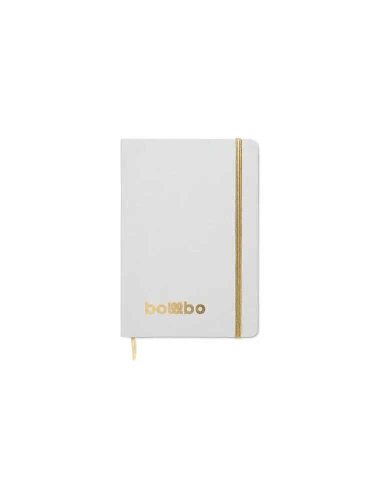 Carnet A5 à couleur révélée personnalisé ROUTE WHITE Matières : métal Couleurs : blanc translucide objet promo petit budget