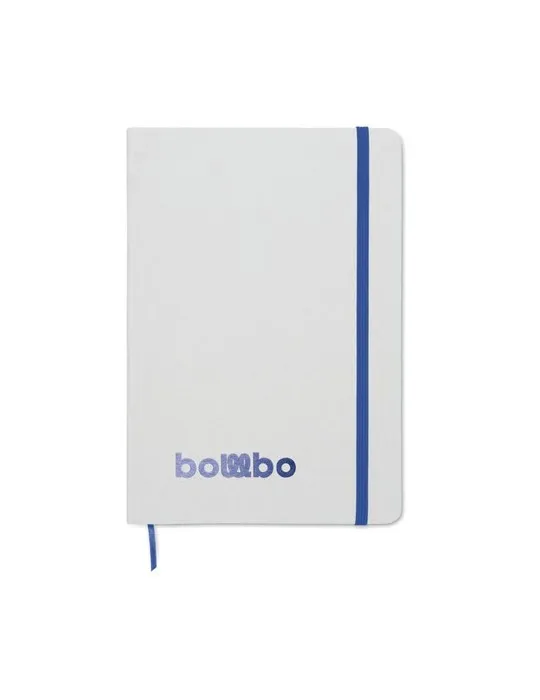 Carnet A5 à couleur révélée personnalisé ROUTE WHITE Matières : métal Couleurs : argenté personnalisation sur mesure