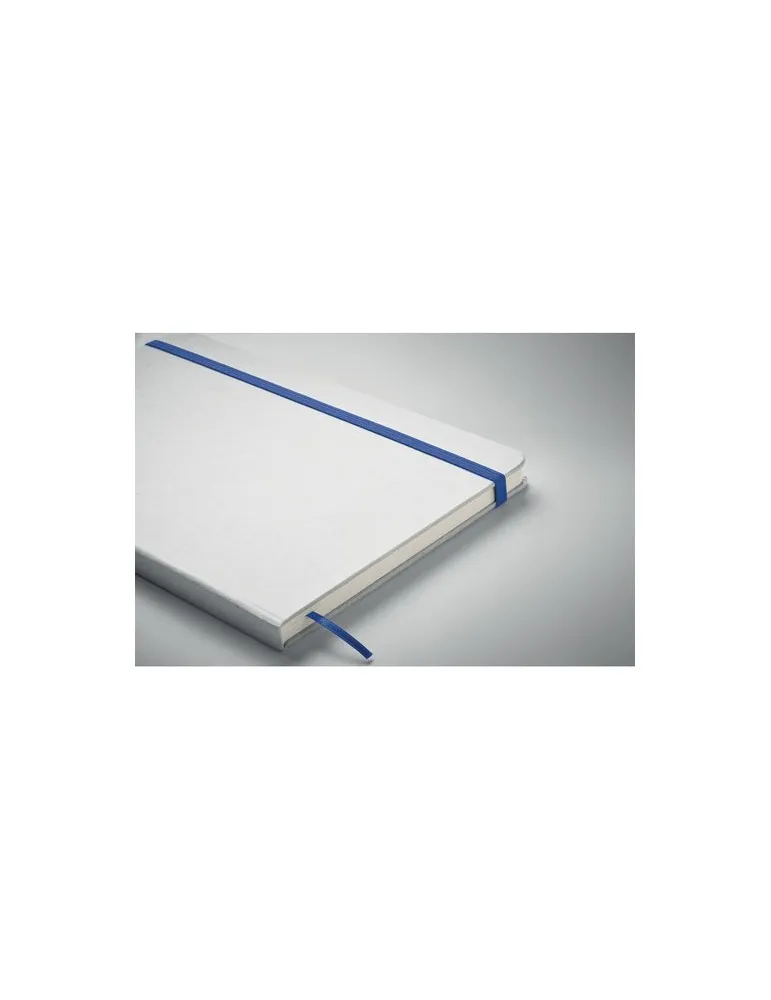 Carnet A5 à couleur révélée personnalisé ROUTE WHITE Matières : métal Couleurs : argenté goodies publicitaire durable