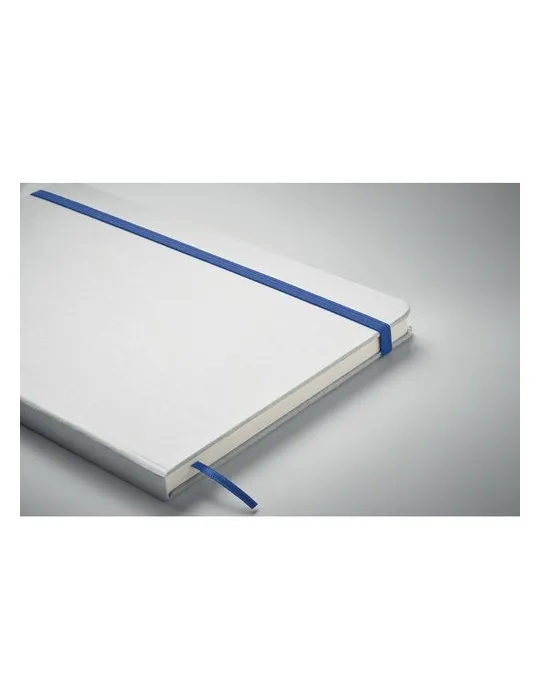 Carnet A5 à couleur révélée personnalisé ROUTE WHITE Matières : métal Couleurs : argenté goodies publicitaire durable