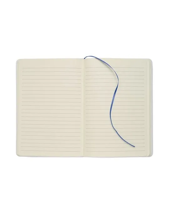 Carnet A5 à couleur révélée personnalisé ROUTE WHITE Matières : métal Couleurs : argenté marquage laser ultra précis