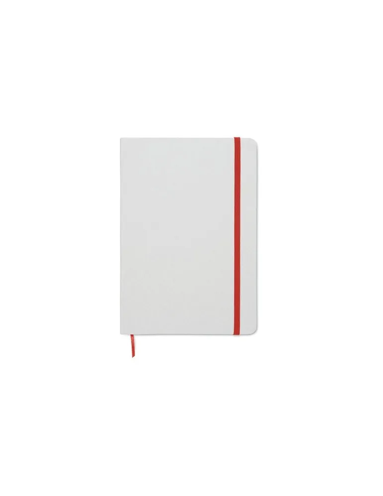 Carnet A5 à couleur révélée personnalisé ROUTE WHITE Matières : métal Couleurs : bleu foncé cadeau collaborateur premium