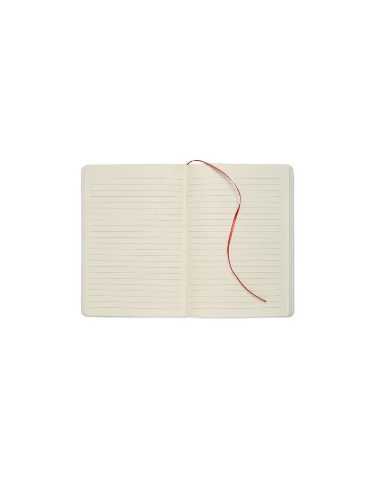 Carnet A5 à couleur révélée personnalisé ROUTE WHITE Matières : métal Couleurs : bleu foncé cadeau affaires élégant