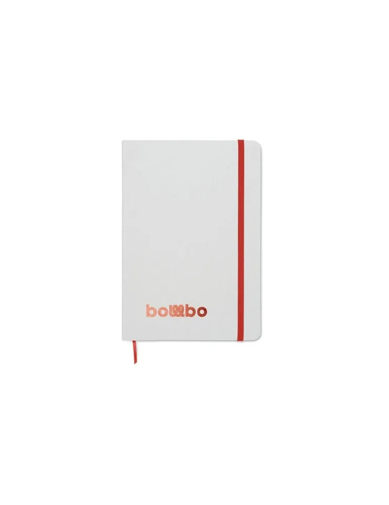 Carnet A5 à couleur révélée personnalisé ROUTE WHITE Matières : métal Couleurs : bleu foncé personnalisable avec votre logo