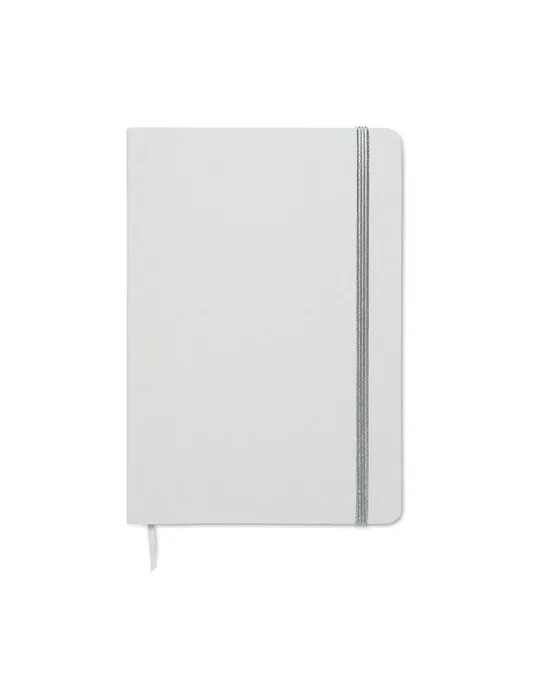 Carnet A5 à couleur révélée personnalisé ROUTE WHITE Matières : métal Couleurs : chromé accessoire événementiel unique