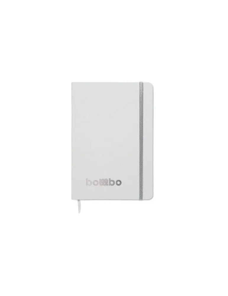 Carnet A5 à couleur révélée personnalisé ROUTE WHITE Matières : métal Couleurs : chromé goodies personnalisé en stock