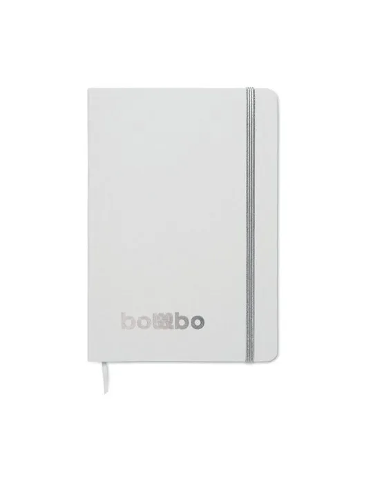 Carnet A5 à couleur révélée personnalisé ROUTE WHITE Matières : métal Couleurs : chromé goodies personnalisé en stock