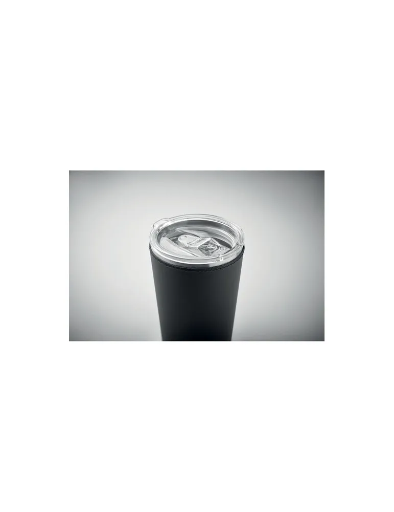 Gobelet double paroi écologique 350 ml TUMLADO Matières : métal Couleurs : blanc cadeau collaborateur premium