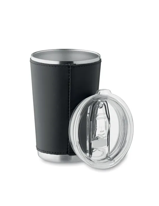 Gobelet double paroi écologique 350 ml TUMLADO Matières : métal Couleurs : blanc accessoire événementiel unique