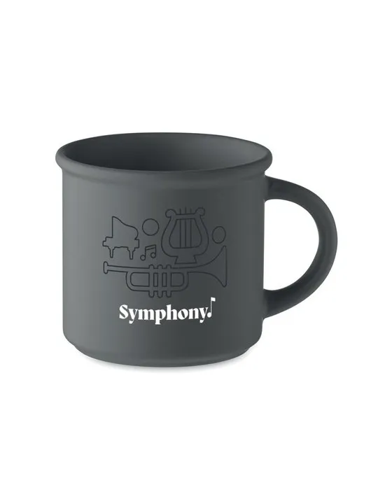 Mug écologique en céramique mate 300 ml CUPAGE Matières : métal Couleurs : noir impression logo haute qualité