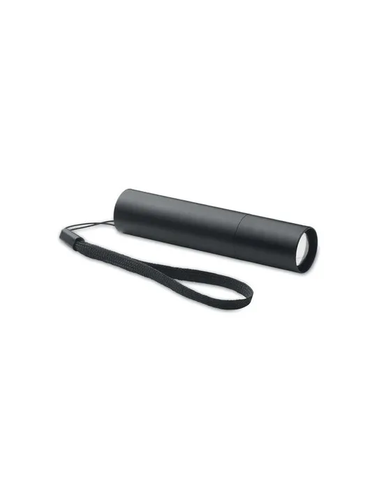 Lampe rechargeable en aluminium publicitaire ALUMINATE Matières : métal Couleurs : blanc objet promotionnel éco-responsable