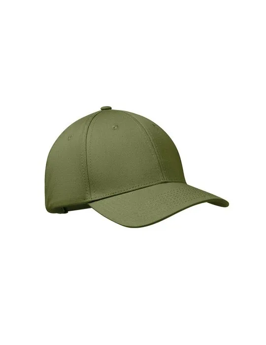 Casquette baseball à 6 pans publicitaire BAHAMAS Couleurs : vert